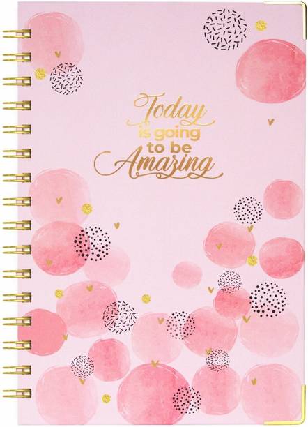 Doodle Hard Bound Daily A5 Planner Ruled 192 Pages
