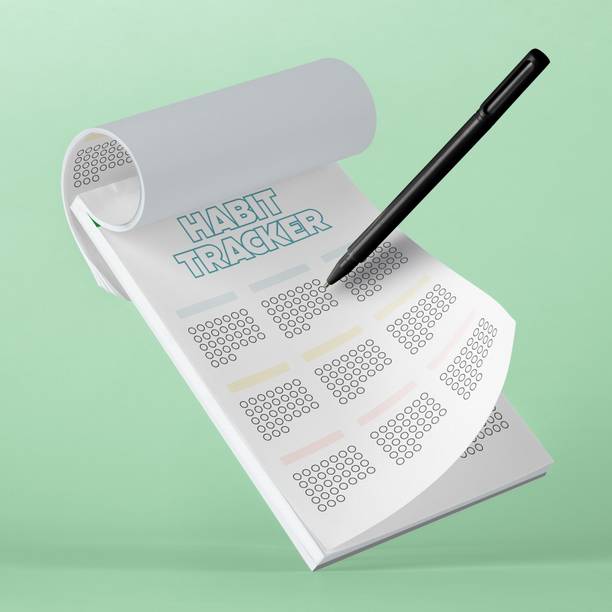 Mimikry Habit Tracker Undated 120 GSM Tear-Off Planning Sheets, Checklist Productivity A5 Note Pad Multi-Sectional 12 Pages
