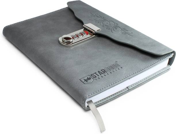 Stargood Innovation Lock Diary A5 Diary Single Ruled 162 Pages