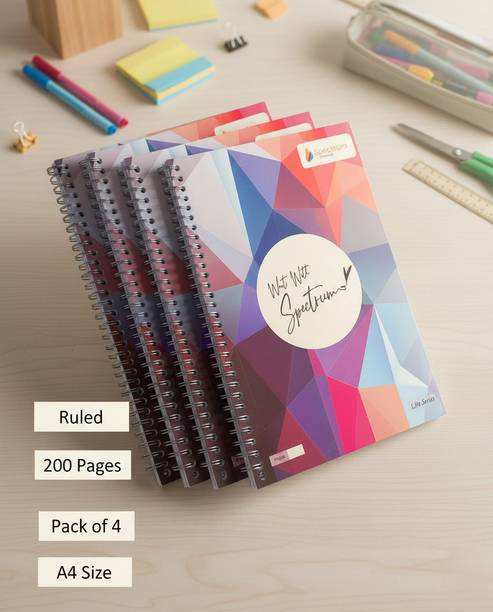 GARGANDASSOCI SPECTRUM A4 Notebook RULED 200 Pages
