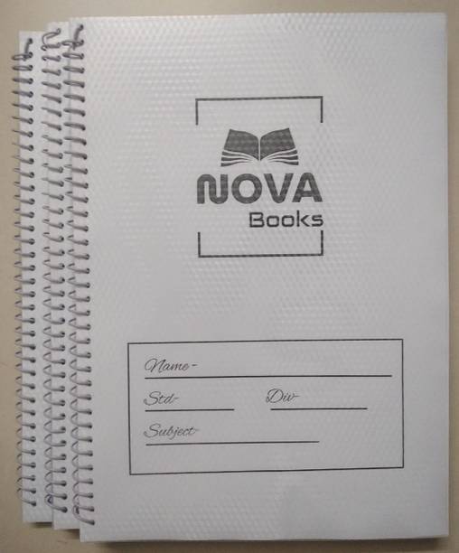bookstudio spiral books A4 Notebook unruled 200 Pages