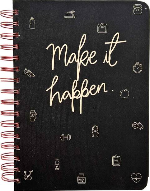 Bop Canvases Fitness Diary A5 Diary Printed 130 Pages