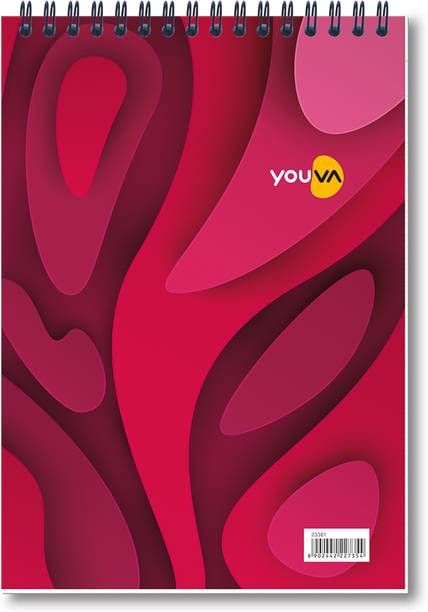 NAVNEET Youva Top Wiro Bound My Notes 14.8x21 cm Single Line Assorted Notebook Ruled 160 Pages