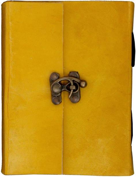 Anshika International genuine leather diary A6 Journal unruled 100 Pages