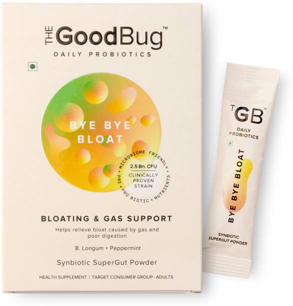 The Good Bug Bye Bye Bloat For Acidity Gas & Bloating Relief Lemon Flavoured Powder