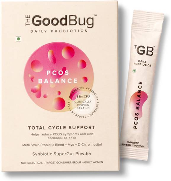 The Good Bug PCOS Balance Probiotic For Hormonal Balance Berry Flavoured Powder