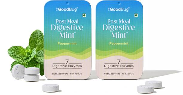 The Good Bug Post Meal Digestive Mint- Peppermint Peppermint Tablet