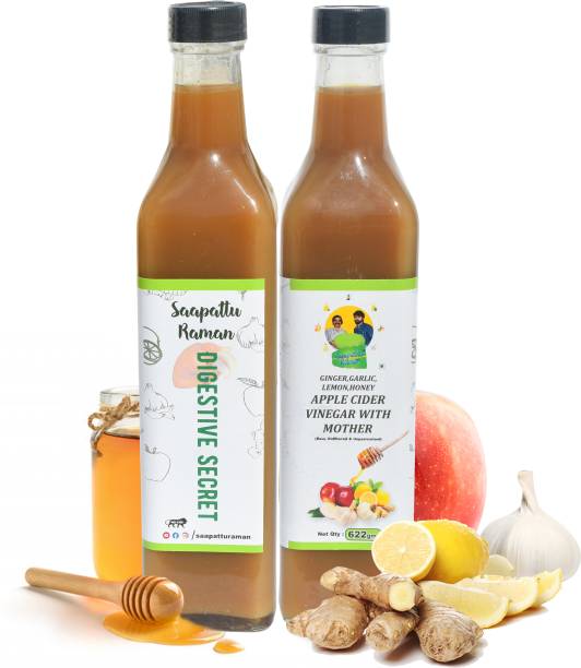 Saapattu Raman - Digestive Secret ( Pack of 2 x 622g) Apple Cider Vinegar Drink