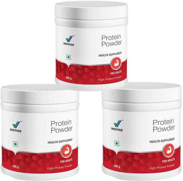 Vestige PACK 3 PROTEIN POWDER 200G, UNFLAVOUR Powder