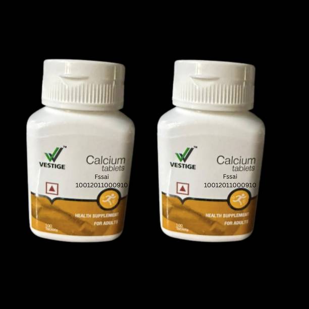 isha herbal store Vestige Calcium Tablets For Bones Set of 2 plain Tablet