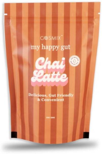 COSMIX My Happy Gut Chai Latte | For Digestion & Overall Gut Health | Vegan Chai Powder