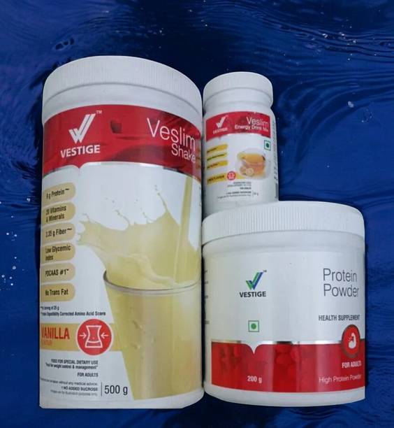 Vestige SHAKE OF VANILLA SHAKE , LEMON AFRESH & P PROTEIN POWDER (200 G) COMBO PACK VANILLA & LEMON Powder