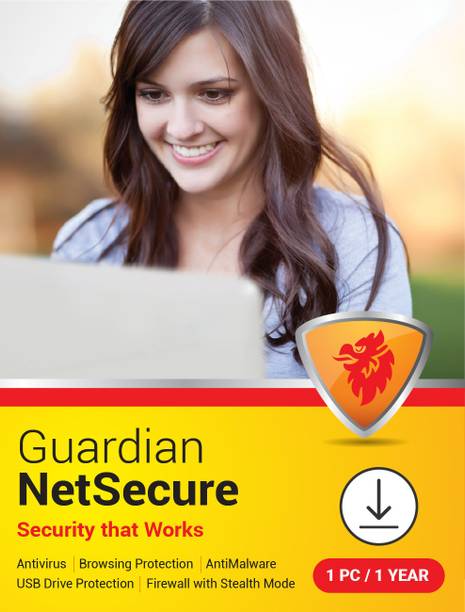 Guardian 1 PC 1 Year Anti-virus Compatible with Windows (Email Delivery - No CD)