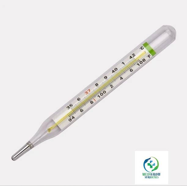 MEDIGROW Oval Thermometer for Fever Test For Clinical, Home T-2 Oval Thermometer Thermometer