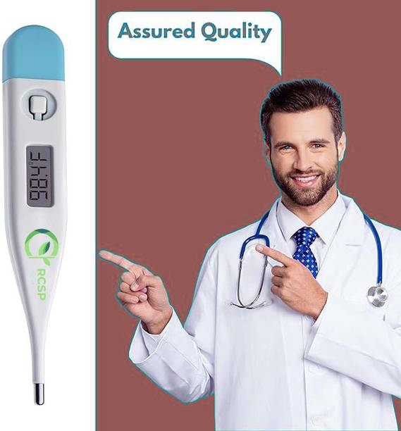 RCSP Temperature Monitoring One Touch Operation For Child and Adult Quick Measurement Oral or Underarm Use for Fever Check Celsius & Fahrenheit Thermometer