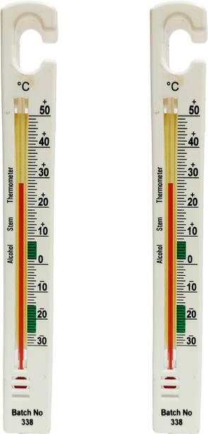 Lisamed ILR-300 Premium Plastic STEM Deep Freezer ILR Thermometer Range (-30°C to +50°C) (2Pcs) Thermometer