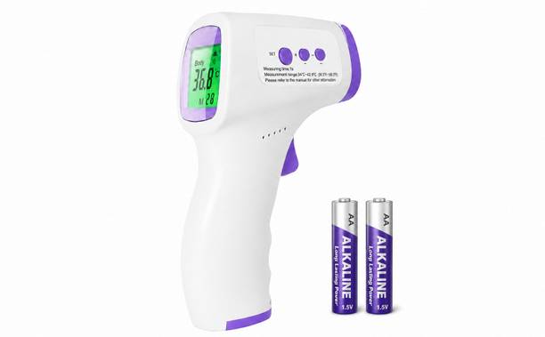 HEALBIRD Non-Contact Laser Infrared Forehead Thermometer for Fever for Adults & Kids| Free 2X AAA Batteries | Thermometer