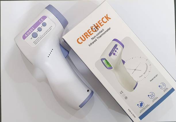 curecheck AD 801 Infrared Non Contact Forehead Gun For Kids & Adults (With Batteries) Thermometer