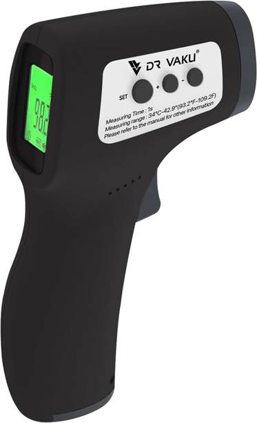 DR VAKU Infrared Digital Thermometer For Fever, Non-Contact Laser Infrared Thermometer Temperature Gun [Battery Included] Thermometer