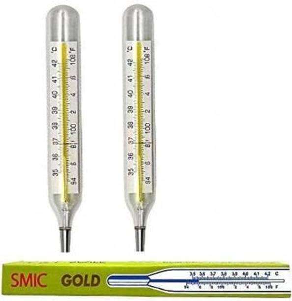 ORANCLE CARE Body Temperature (Oral / Axillary / Rectal – as per use) Clinical Mercury Glass Thermometer for Body Temperature Measurement Thermometer
