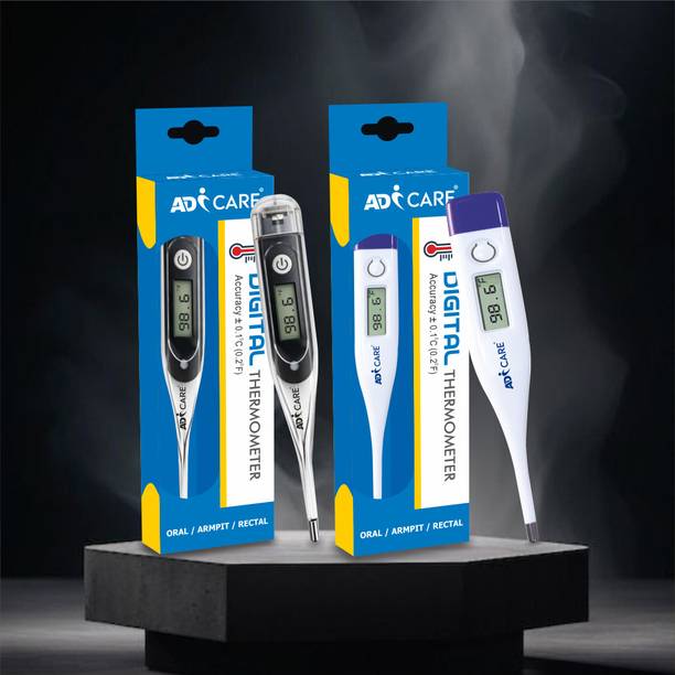 ADICARE Premium Digital Thermometer with Fever Alarm & Memory Function | Low Low Battery Indicator Fast Reading Thermometer