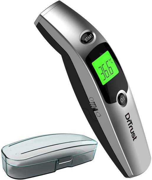 Dr Trust (USA) Non Contact Forehead Temporal Artery Infrared Thermometer With Color Coded Fever Guidance Model 603 Thermometer