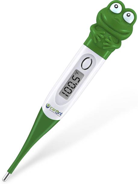 Carent DMT437 Frog Waterproof Flexible Tip Digital Thermometer with Fever Alarm for Kids Thermometer