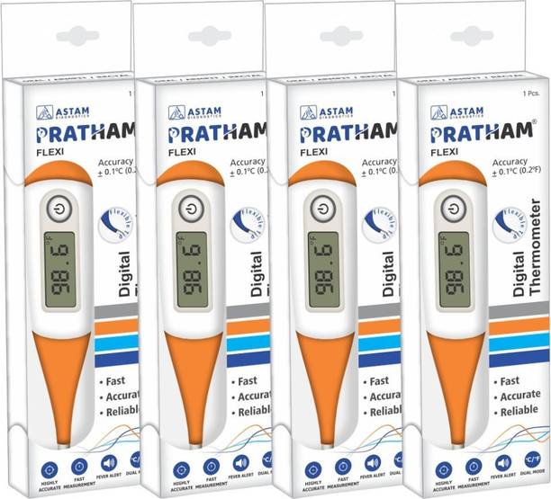 ADICARE Pratham Flexible Digital Thermometer | Home Use Medical Devices (Pack of 4) Fever Check Thermometer