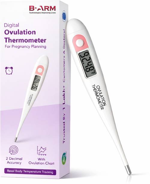 B-Arm Basal Body Thermometer Digital Ovulation Thermometer - Pregnancy Planning and Temperature Tracking Thermometer