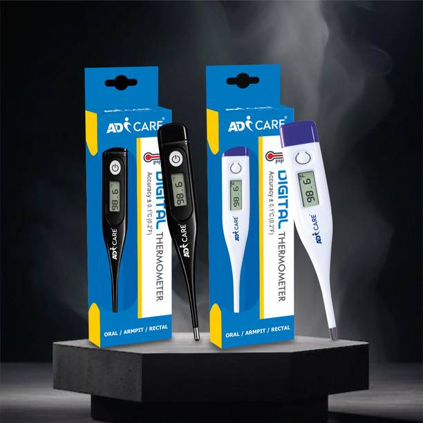 ADICARE Premium Digital Thermometer with Fever Alarm & Memory Function | Low Low Battery Indicator Fast Reading Thermometer