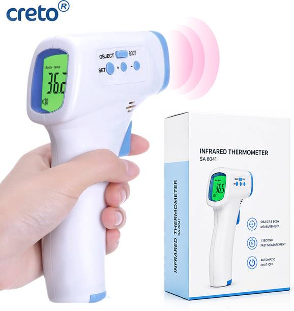 CRETO GL-EN-45 Infrared Digital Thermometer with High Fever Alarm & Auto Shut Off Thermometer