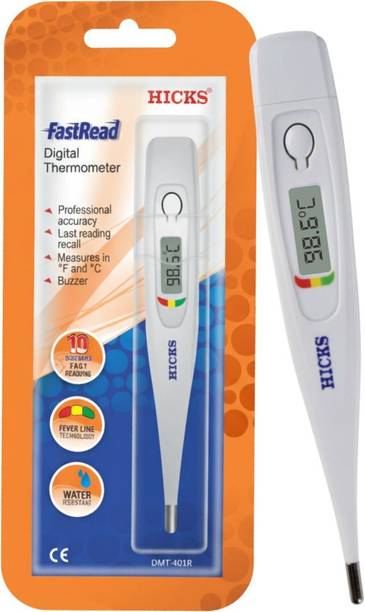 Hicks DMT 416 Fast Read Digital Thermometer with Memory and Beeper - Water Resistant Thermometer