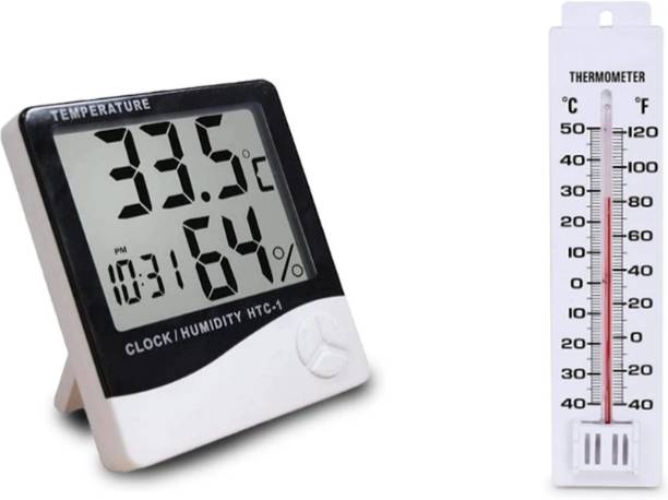 Dr care TP-CMP-01 Digital & Manual Room Thermometer Best Measuring Tools For Office, Clinic, Home Thermometer