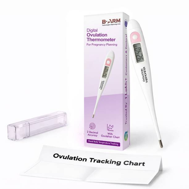B-Arm Basal Body Digital Ovulation Thermometer With 2 Decimal Places - Pregnancy Planning and Temperature Tracking Thermometer