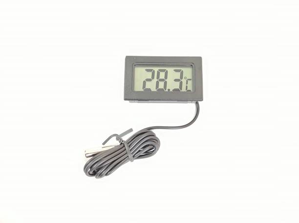 Lisamed DFTB346 Digital Fridge Thermometer with Probe,LCD Refrigerator Freezer Temperature Meter Thermometer