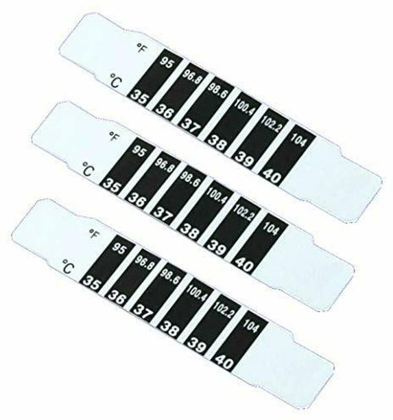 MCP Healthcare MCP501 Forehead Temperature Thermometer Sensitive Strip Thermometer Pack of 3 Thermometer