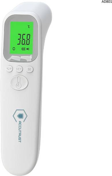 Accutrust AD802 Accu Non-Contact Infrared Digital Forehead Thermometer Gun for Baby, Kids & Adults Thermometer