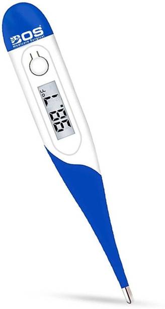 Bos Medicare Surgical DFT-1001 Digital Thermometer MultiColor | Adults & Kids, Flexible Tip Accurate Readings Thermometer