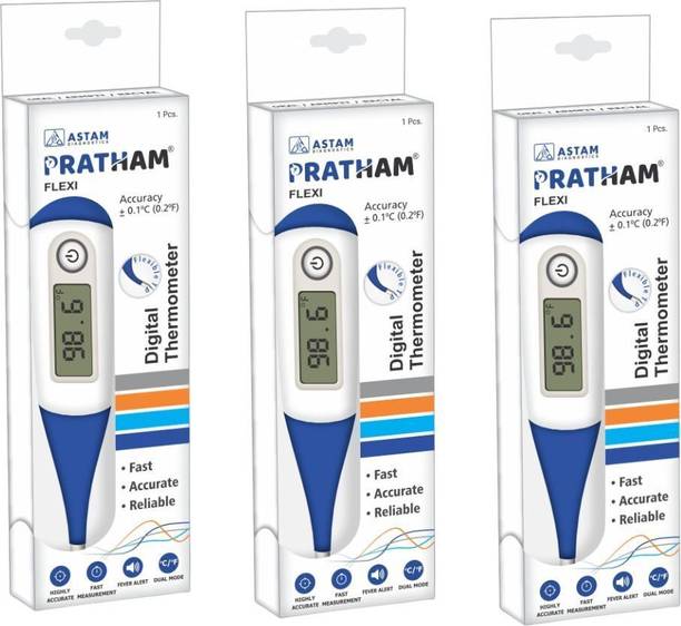 ADICARE Pratham Flexible Thermometer | Home Essential Medical Devices (Pack of 3) Thermometer