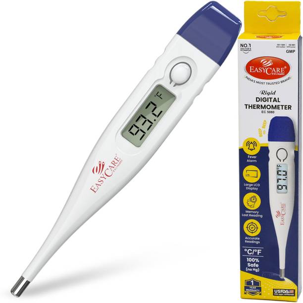 EASYCARE Digital Thermometer - Large LCD, Fever Alarm, 3 Modes Digital Thermometer - Large LCD, Fever Alarm, 3 Modes Thermometer