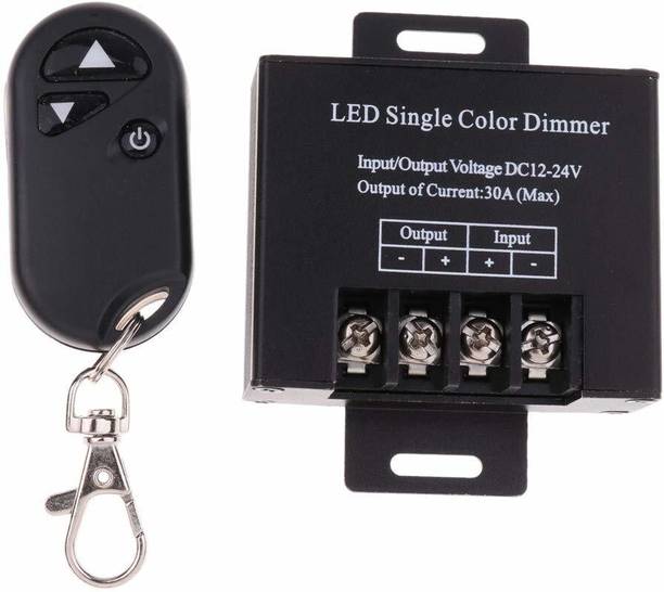 Divinext RF Wireless Remote DC 12V 24V 30A Adjustable Dimmer Switch Control LED Driver Power Supply 30 A Step Dimmer