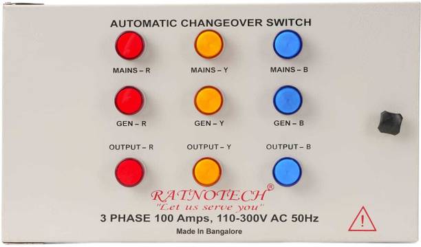 Ratnotech Automatic Changeover Switch 100Amps Three Phase 100 A Step Dimmer