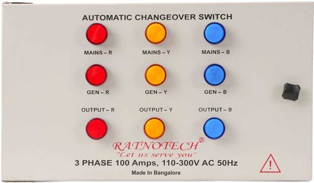 Ratnotech Automatic Changeover Switch 100Amps Three Phase 100 A Step Dimmer