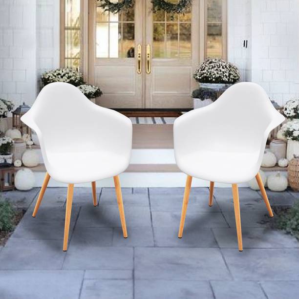 swagath furniture SPACIO Chair For Cafe/Home/Office Set Of 2 Indoor/Outdoor Plastic Dining Chair