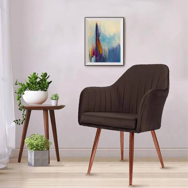 Dunkiet Velvet Dining Chairs, Cushion Seat Chair for Living Room Bedroom Restaurant Fabric Dining Chair