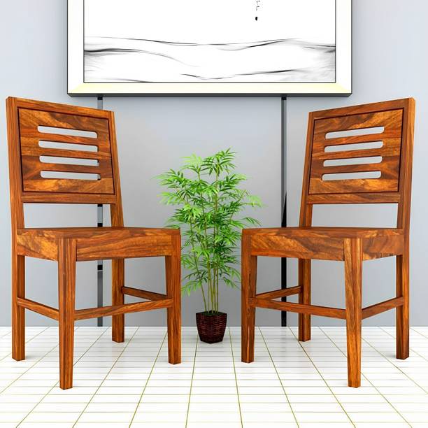 CLANECRAFT Solid Sheesham Wood Dining Chairs For Dining Room/ Study Room | Solid Wood Dining Chair