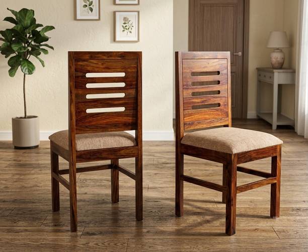 HDWOOD Solid Sheesham Wood Set Of 2 Dining/ Study Chair For Dining/ Study Room/ Office. Solid Wood Dining Chair