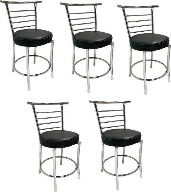 Goyal Steel & Furniture Industries Elegance and Comfort dining chair for home office hotel with extra ring Metal Dining Chair
