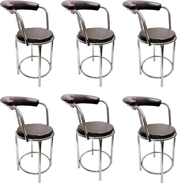 GOYALSON Steel Stool chair Home/Office/Visitor/Study/Executive/Computer/Student Stool Metal Dining Chair