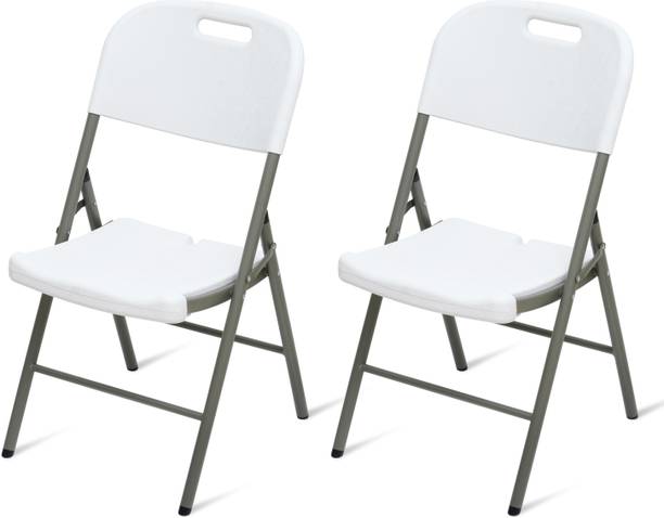 Livzing Heavy Duty Plastic Folding Chair for Home, Office & Outdoor Metal Dining Chair